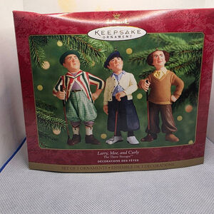 Hallmark Keepsake Ornament The Three Stooges Golf Ornaments 2000 vintage